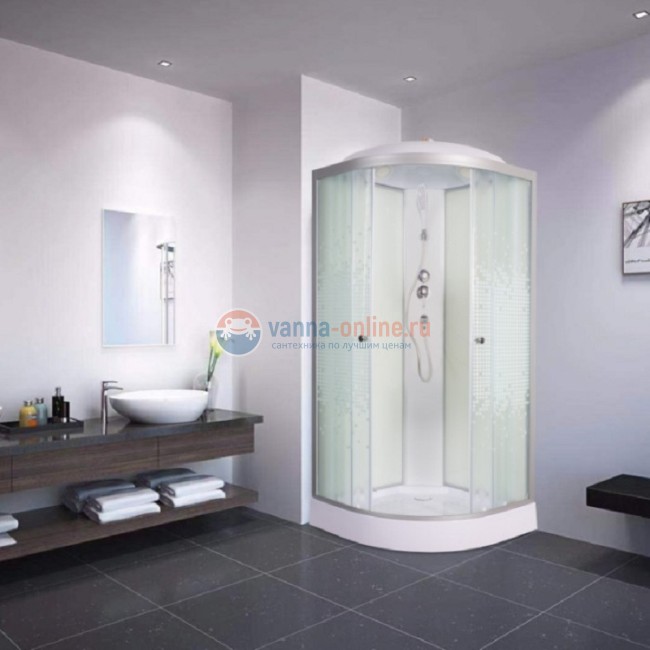 Душевая кабина Deto L 901 стандартная 100 x 100 см, с крышей