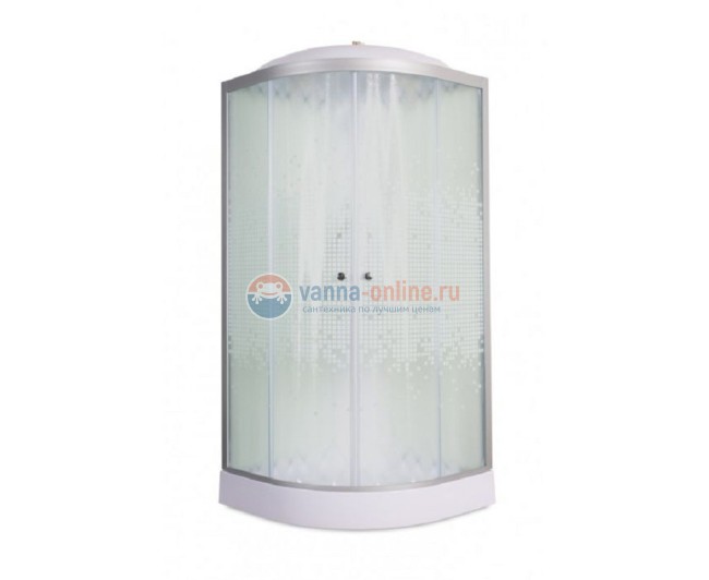 Душевая кабина Deto L 901 стандартная 100 x 100 см, с крышей