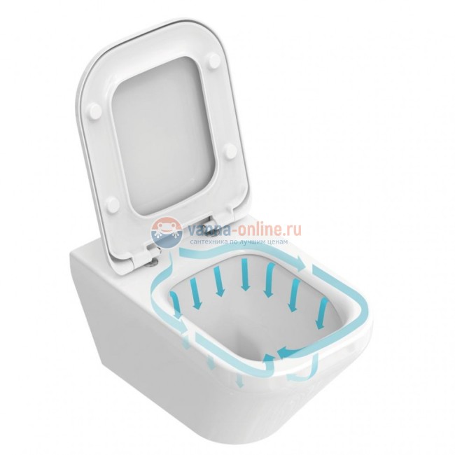 Унитаз подвесной Ideal Standard Тоник II AquaBlade® K316701 с крышкой-сиденьем микролифт