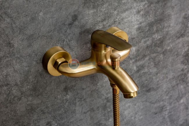 Смеситель Orange Alfi M18-100br для ванны и душа, бронза