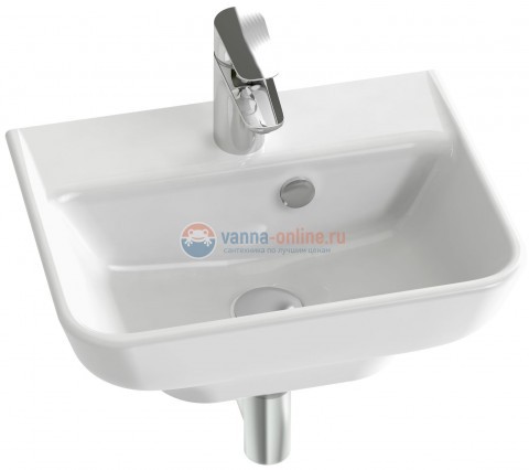 Раковина подвесная Jacob Delafon Structura EGH111-Z-00 45 x 35 см с гладкой нижней поверхностью для установки на мебель Раковина подвесная Jacob Delafon Structura EGH111-Z-00 45 x 35 см с гладкой нижней поверхностью для установки на мебель