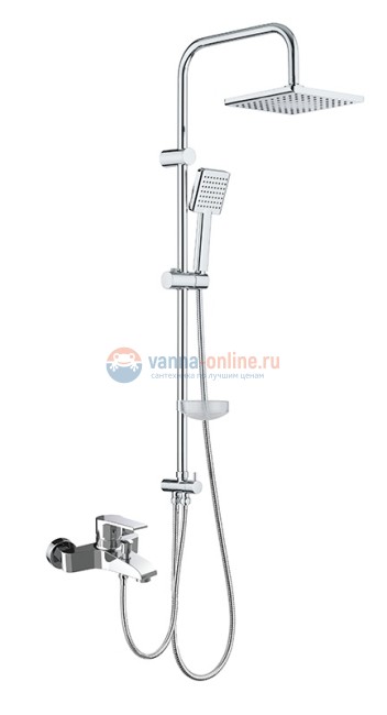 Душевая система Agger Right A2994000, хром глянцевый Душевая система Agger Right A2994000, хром глянцевый