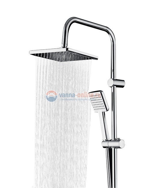 Душевая система Agger Right A2994000, хром глянцевый Душевая система Agger Right A2994000, хром глянцевый