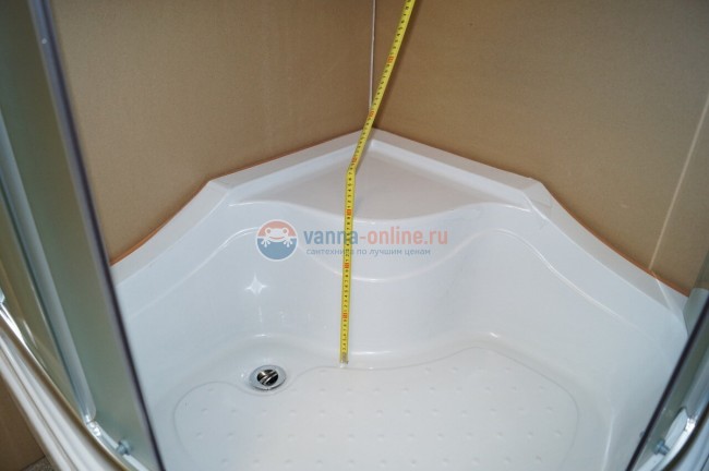 Душевой уголок Parly ZS90, 90 х 90 см, стекло матовое узорчатое