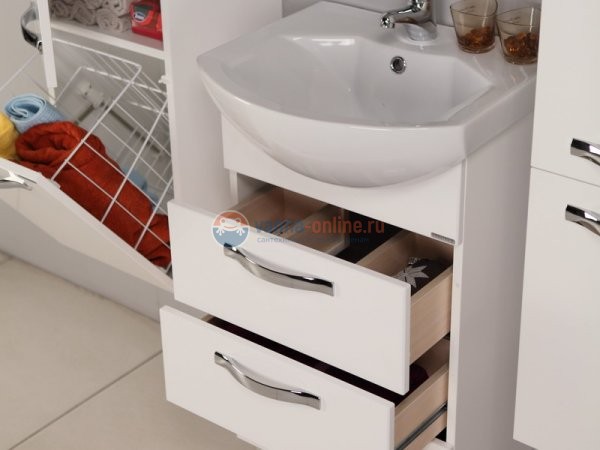 Тумба под раковину Акватон АРИЯ 65 Н белая
