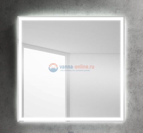 Зеркало BelBagno SPC-GRT-600-600-LED-BTN 60 x 60 см со встроенным светильником и кнопочным выключателем