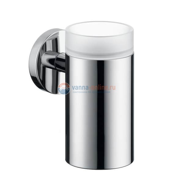Стакан с держателем Hansgrohe Logis 40518000, хром Стакан с держателем Hansgrohe Logis 40518000, хром