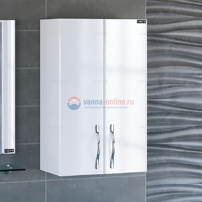 Шкаф подвесной СаНта Виктория 50 NEW, 710014N над стиральной машиной