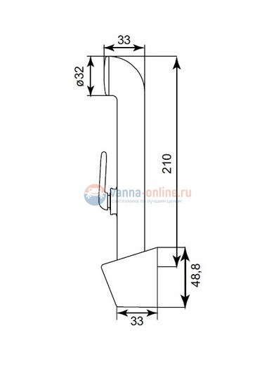 Душевой комплект гигиенический Iddis 0201F15I20 хром