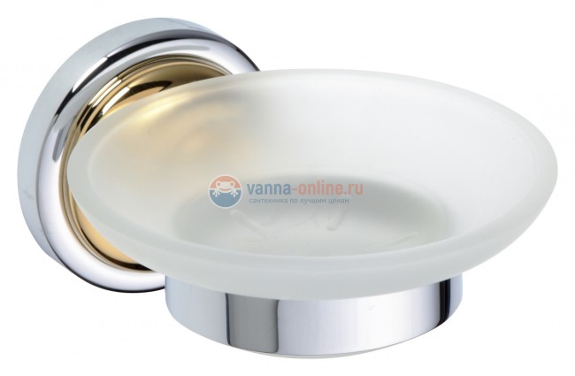 Мыльница стеклянная Bemeta Retro 144208028 11 x 13.8 x 6.5 см, хром/золото Мыльница стеклянная Bemeta Retro 144208028 11 x 13.8 x 6.5 см, хром/золото