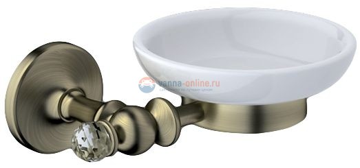 Мыльница Art&Max Antic Crystal AM-2699ASJ-Br, бронза