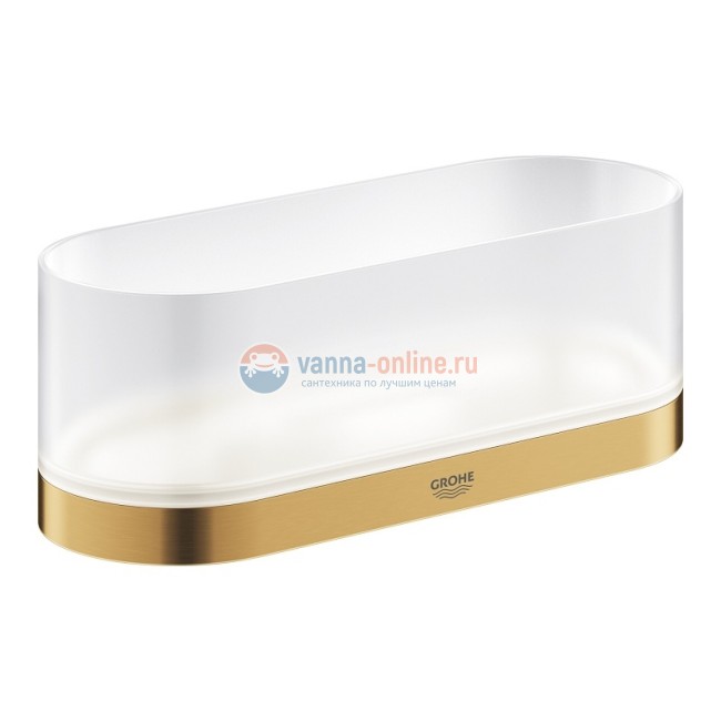 Держатель для полотенца, мыльницы или душевой полочки Grohe Selection 41035GN0, золото матовое Держатель для полотенца, мыльницы или душевой полочки Grohe Selection 41035GN0, золото матовое