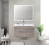 Тумба под раковину BelBagno Acqua-900 ACQUA-900-2C-SO-PS искусственный камень, цвет серый