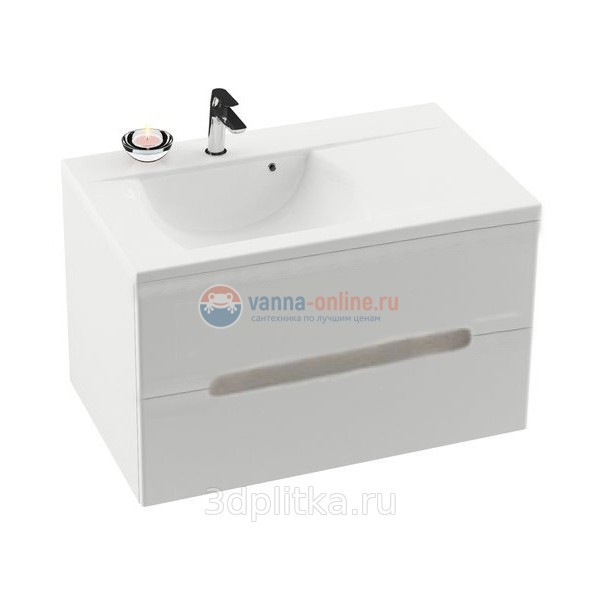 Тумба под раковину Ravak SD Classic II 80 белая, левая/правая