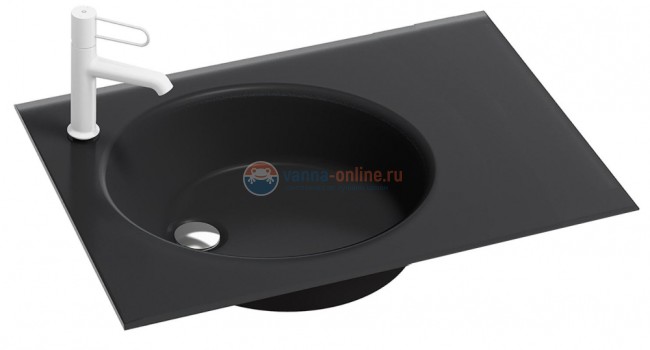 Стеклянная раковина Jacob Delafon Odeon Rive Gauche EB2564-DE1, 100 см, белый, матовый Стеклянная раковина Jacob Delafon Odeon Rive Gauche EB2564-DE1, 100 см, белый, матовый