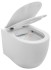 Подвесной унитаз Aquanet Rimless Cetus-W BL-102N-WHT с тонкой крышкой-сиденьем с микролифтом, безободковый