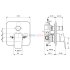 Встраиваемый смеситель для ванны/душа Ideal Standard CERAPLAN BD259AA