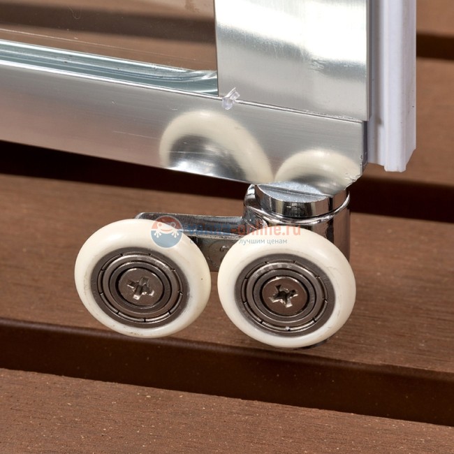 Душевая кабина Deto V1015, 100 x 100 см, с электрикой, гидромассажем, стекла матовые