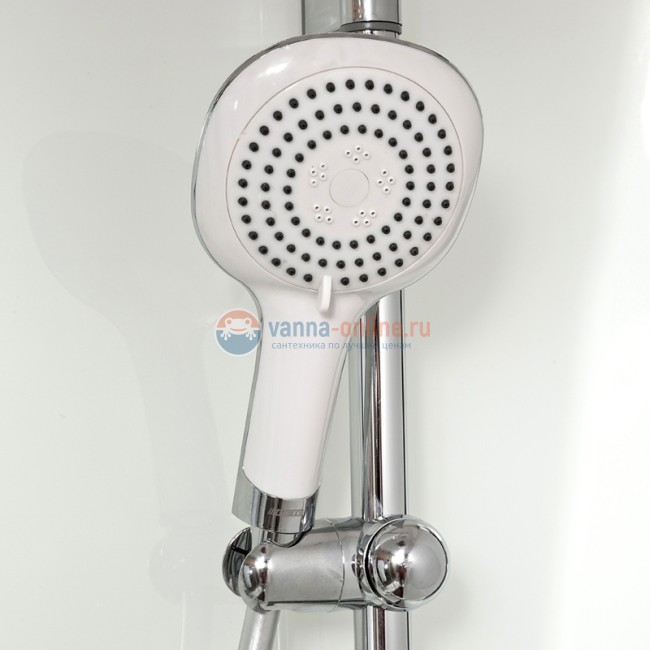 Душевая кабина Deto V1015, 100 x 100 см, с электрикой, гидромассажем, стекла матовые