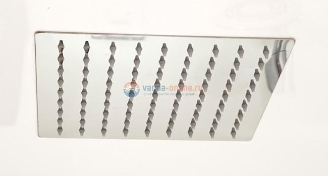 Душевая кабина Deto V1015, 100 x 100 см, с электрикой, гидромассажем, стекла матовые