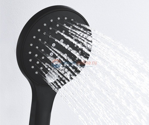 Лейка WasserKRAFT A078, 3-х функциональная, черная Лейка WasserKRAFT A078, 3-х функциональная, черная