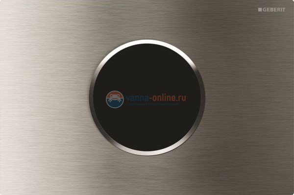 Привод бесконтактного смыва Geberit Sigma Type 10 115.908.KJ.1 для унитаза, 3В, двойной смыв, пластик, белый / глянцевый хром / белый