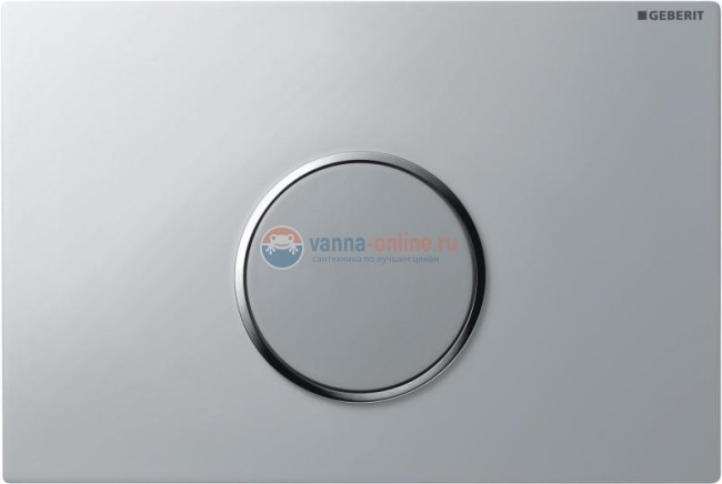 Привод бесконтактного смыва Geberit Sigma Type 10 115.908.KJ.1 для унитаза, 3В, двойной смыв, пластик, белый / глянцевый хром / белый