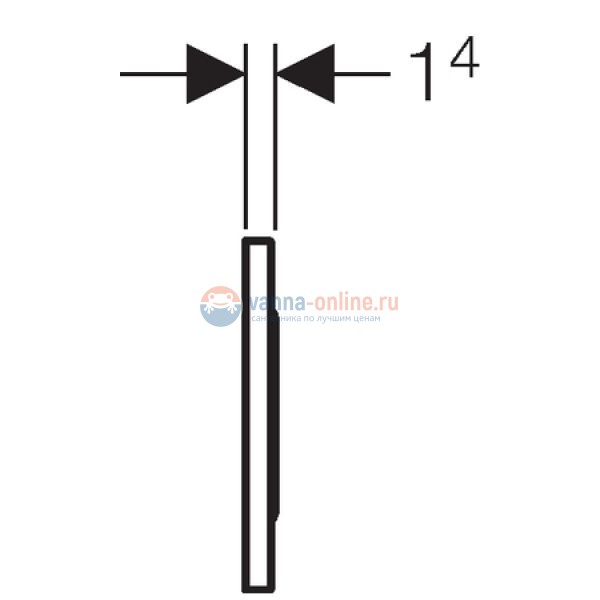 Привод бесконтактного смыва Geberit Sigma Type 10 115.908.KJ.1 для унитаза, 3В, двойной смыв, пластик, белый / глянцевый хром / белый