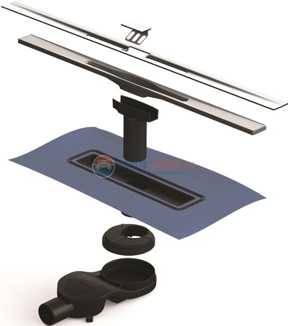 Душевой лоток Berges Wasserhaus Simpel 090110 40 см Душевой лоток Berges Wasserhaus Simpel 090110 40 см