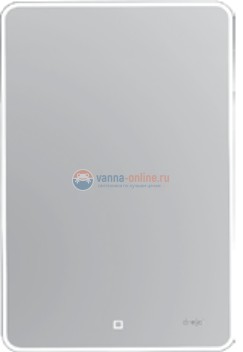 Зеркало Dreja Point 50 x 80 см, 99.9026, подвесное, c Led-подсветкой белое Зеркало Dreja Point 50 x 80 см, 99.9026, подвесное, c Led-подсветкой белое