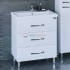 Тумба под раковину СаНта Виктория 70 NEW 700124N напольная, цвет белый