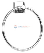 Полотенцедержатель кольцо Fixsen Kvadro FX-61311, хром
