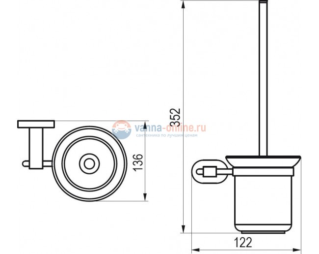 Набор для ванной Ravak SET CHROME 70508025, 5 в 1 Набор для ванной Ravak SET CHROME 70508025, 5 в 1