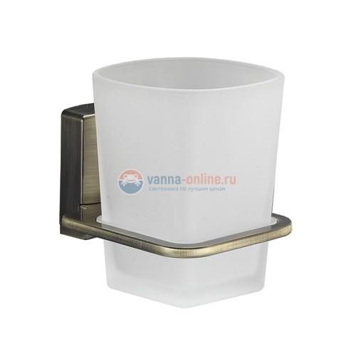 Стакан для зубных щеток WasserKRAFT Exter К-5228 стеклянный