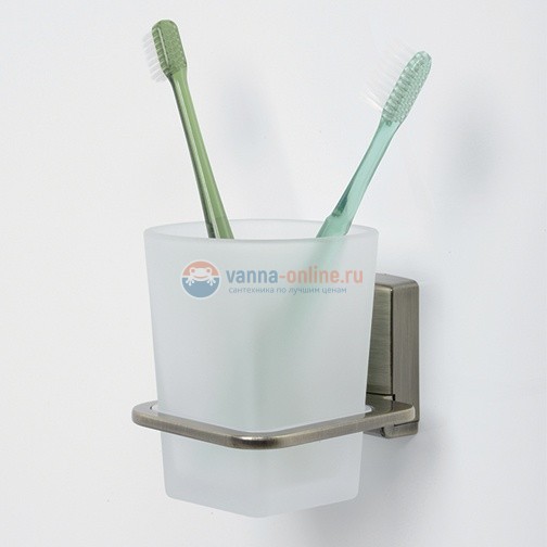 Стакан для зубных щеток WasserKRAFT Exter К-5228 стеклянный