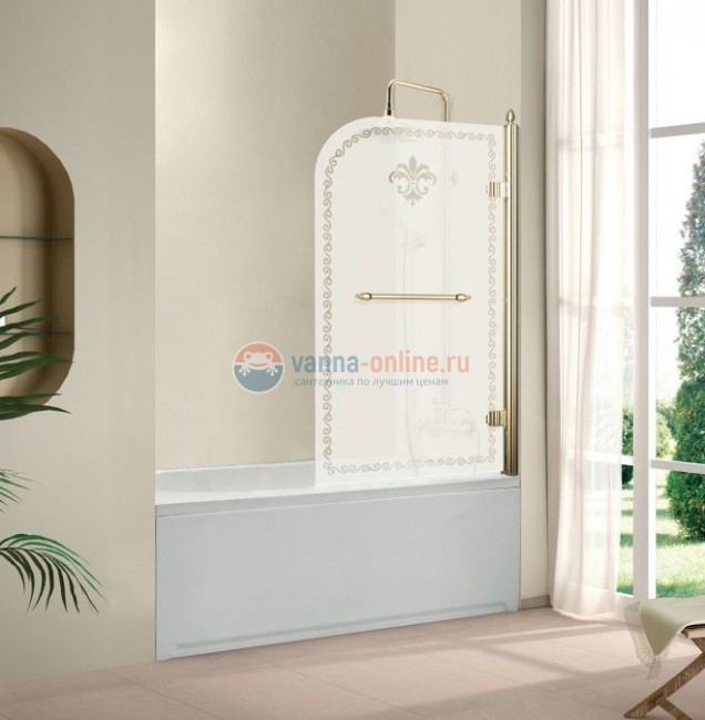 Шторка на ванну Cezares RETRO-V-1-80/145-L(-R)