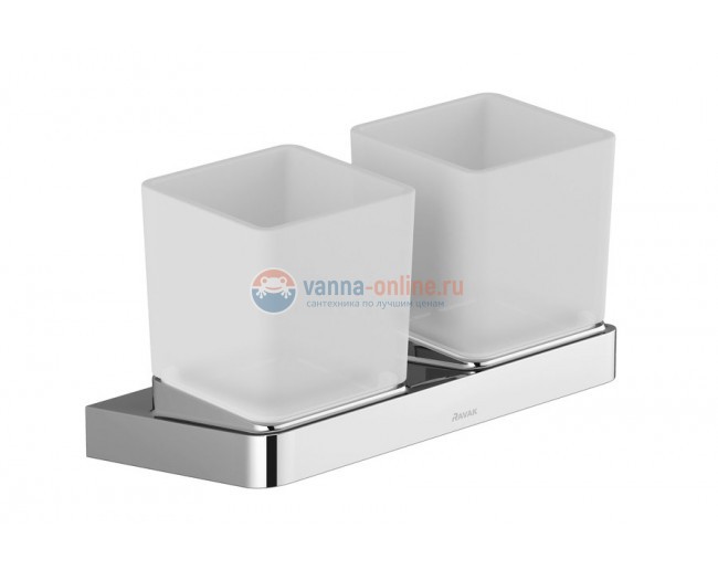 Держатель с двумя стаканами Ravak 10° TD 220.00