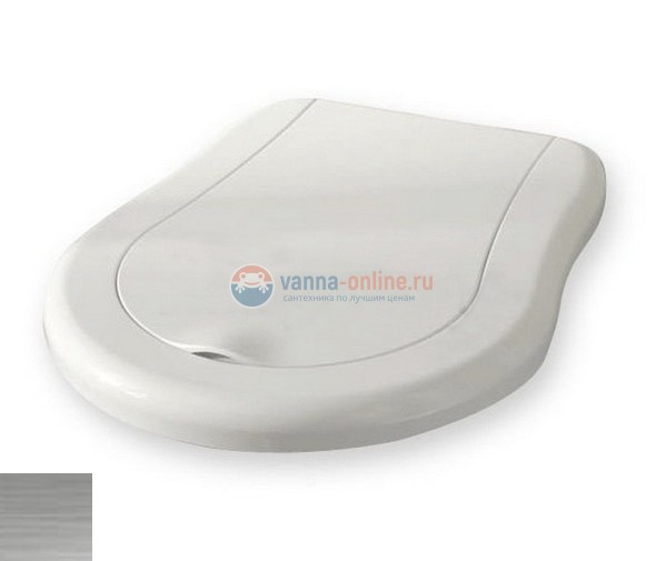 Крышка-сиденье Kerasan Retro 108901bi/cr, Soft-Close, белый/хром