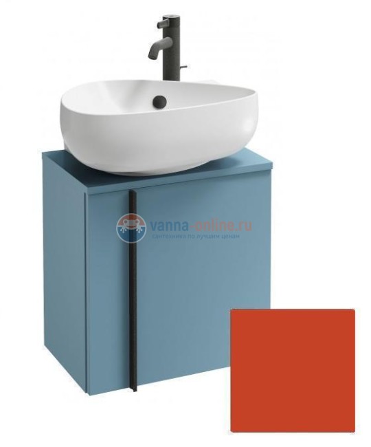 Тумба под раковину Jacob Delafon Nouvelle Vague 45 см, EB3045D-M80, цвет маковый матовый, правая