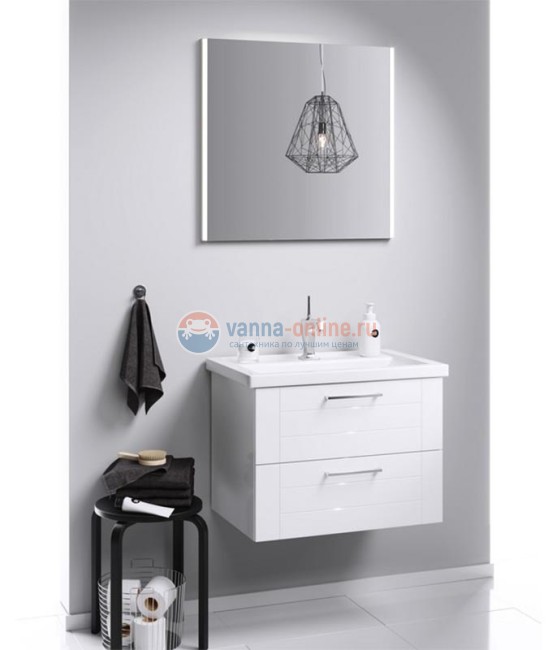 Тумба с раковиной Aqwella Манчестер MAN01072, 70 см, подвесная