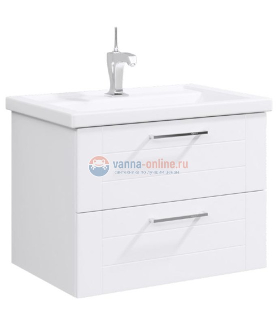 Тумба с раковиной Aqwella Манчестер MAN01072, 70 см, подвесная