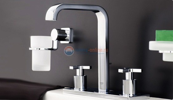 Смеситель Grohe Allure 20143000 для раковины на 3 отв. с керамическим вентилем Смеситель Grohe Allure 20143000 для раковины на 3 отв. с керамическим вентилем