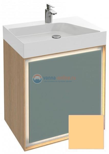 Тумба под раковину Jacob Delafon Rythmik Pure 65 см EB1770-G60, цвет желтый глянцевый