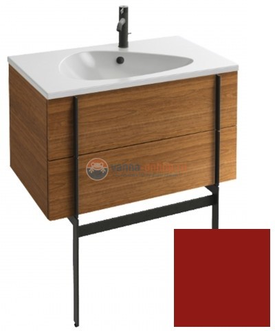 Тумба под раковину Jacob Delafon Nouvelle Vague 80 EB3030-M69, цвет - темно-красный матовый