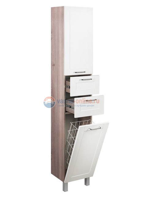 Пенал Iddis Sena SEN3600i97 36 см напольный, белый/дерево