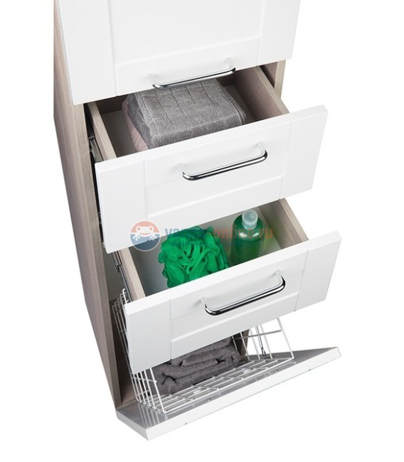 Пенал Iddis Sena SEN3600i97 36 см напольный, белый/дерево