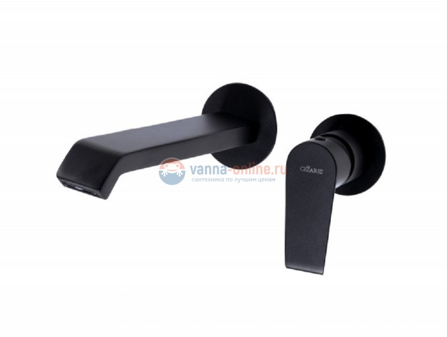 Смеситель для раковины Cezares Nautic NAUTIC-BLI2-NOP, с донным клапаном, черный матовый Смеситель для раковины Cezares Nautic NAUTIC-BLI2-NOP, с донным клапаном, черный матовый