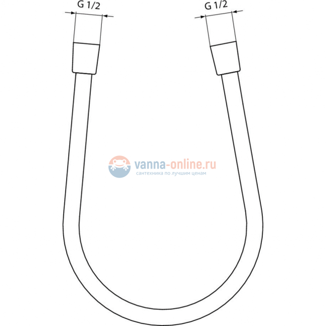 Пластиковый шланг для душа 1250 мм Ideal Standard A3306XG Пластиковый шланг для душа 1250 мм Ideal Standard A3306XG