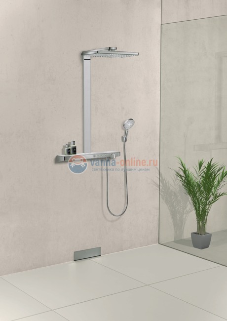 Верхний душ Hansgrohe Rainmaker Select 460 3jet SH черный/хром Верхний душ Hansgrohe Rainmaker Select 460 3jet SH черный/хром