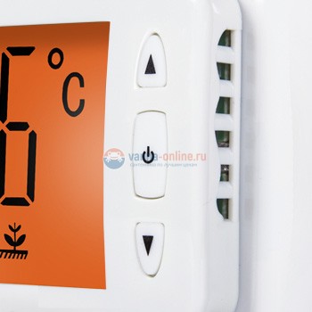 Терморегулятор для теплого пола Energy TK 02, с ЖК дисплеем